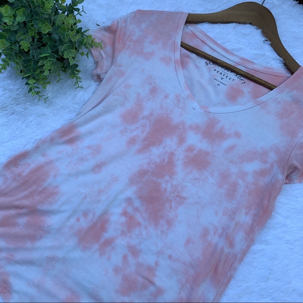 Aero | Size XS Tie Dye V Neck Top